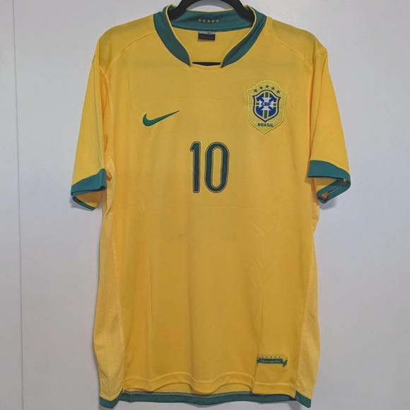 Other - Brazil Ronaldinho #10 Jersey 2006 Home Yellow